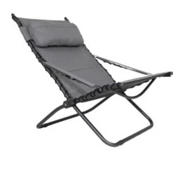 Crespo Tex Comfort AP-262 Loungestoel - Lichtgrijs -Camping Verkoopwinkel 1148406 07 1