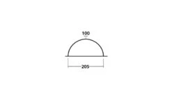 Easy Camp Comet 200 Koepeltent - 2 Personen -Camping Verkoopwinkel 120338 comet 200 drawing other4