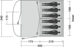 Easy Camp Edendale 600 Tunneltent 6 Persoons - Grijs -Camping Verkoopwinkel 1278 1900 88606f57 e3cb 4c30 8898 4536f255e167 1280x960