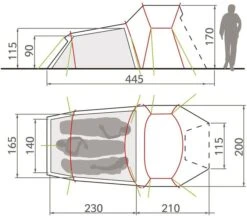 Vaude Chapel L XT Koepeltent - 3 Persoons -Camping Verkoopwinkel 12823 5 resultaat