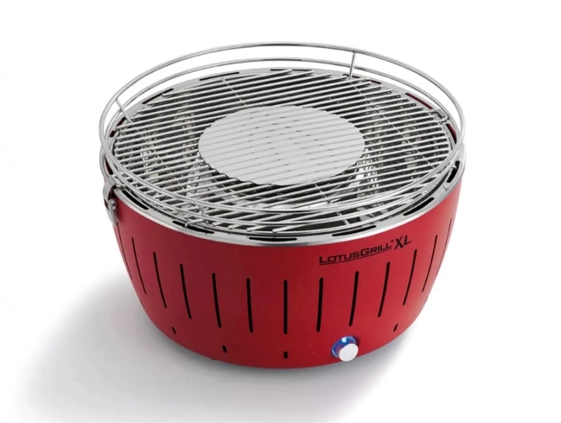LotusGrill XL Hybrid Houtskoolbarbecue - Rood 2 LotusGrill XL Hybrid Houtskoolbarbecue - Rood - Afbeelding 2