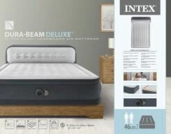 Intex Ultra Plush Headboard Luchtbed - Queensize - Ingebouwde Elektrische Pomp -Camping Verkoopwinkel 1487 1900 64448nd pkg 2023 300