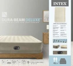 Intex Ultra Plush Luchtbed - Queensize - Ingebouwde Elektrische Pomp -Camping Verkoopwinkel 1714 1900 64428nd pkg 2023 300