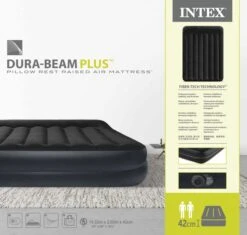 Intex Pillow Rest Raised Luchtbed - Queensize - Ingebouwde Elektrische Pomp -Camping Verkoopwinkel 1810 1900 64124nd pkg 2023 300