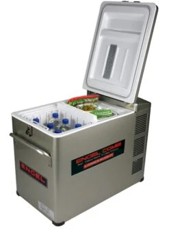 Engel MD45F-CD-P Dual-zone Compressor Koelbox - 40 Liter -Camping Verkoopwinkel 1900 1377 md45fcdp deckel offen freezer klein