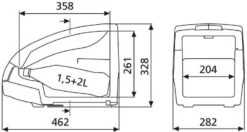 Dometic BordBar TB 15 Autokoelbox - 15 Liter -Camping Verkoopwinkel 641 1200 900 900 dometic bordbar tb 15 2