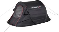 High Peak Vision 2 Pop-up Tent - 2 Persoons - Zwart -Camping Verkoopwinkel 646 1200 4001690102803.pt03