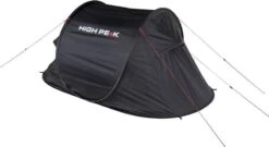 High Peak Vision 2 Pop-up Tent - 2 Persoons - Zwart -Camping Verkoopwinkel 654 1200 4001690102803.pt04