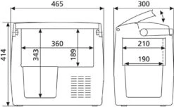 Dometic CoolFreeze CDF 18 Autokoelbox - 18L -Camping Verkoopwinkel 737 1200 900 900 dometic coolfreeze cdf 18 7