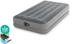 Intex Prestige Mid-Rise Luchtbed - Eenpersoons - Ingebouwde Elektrische Pomp -Camping Verkoopwinkel 745 1200 intex twin prestige mid rise luchtbed 1 persoons 2