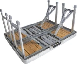 Bo-Camp 136 X 85 Inklapbare Picknicktafel - Bamboe -Camping Verkoopwinkel 900 1350 1404800 05