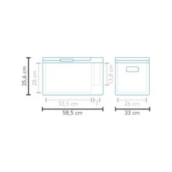 Mestic MCC-25 Compressor Koelbox - 25 Liter -Camping Verkoopwinkel 900 900 1502930h5
