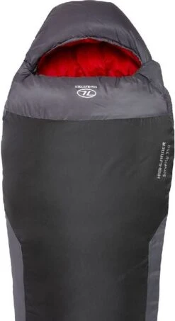 Highlander Serenity 350 Mummy Slaapzak - Charcoal -Camping Verkoopwinkel 900 900 sb186 ch top
