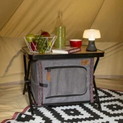 Bo-Camp Sirius Tafellamp Met Kap - Antraciet -Camping Verkoopwinkel 900 901 5818822 03