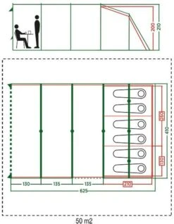 Coleman Vail Long Tunneltent - 6 Persoons -Camping Verkoopwinkel 972 1900 coleman vail long tunneltent 6 persoons 2