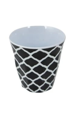 Bo-Camp Mix & Match Melamine Serviesset - 16-delig - Zwart -Camping Verkoopwinkel bo camp mix 4