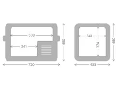 Dometic CFX3 55 Compressor Koelbox - 55 Liter -Camping Verkoopwinkel cfx3 55