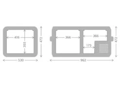 Dometic CFX3 95DZ Compressor Koelbox - 93 Liter -Camping Verkoopwinkel cfx3 95