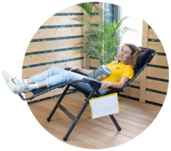 Crespo Air-Deluxe AP-232 Relaxstoel - Zwart -Camping Verkoopwinkel toppy s testpanel 4