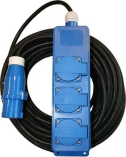 Haba Triple-unit Doos + CEE-stekker 20m