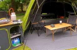 Zempire Kitpac V2 Campingtafel - Groot - 100 X 65 - Bamboe -Camping Verkoopwinkel zempire kitpac v2 campingtafel groot 9